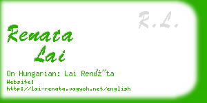 renata lai business card